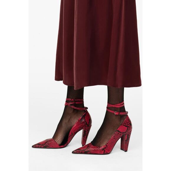 ZARA LIMITED EDITION!!! Color Block Midi Dress with Tie NWT - Picture 10 of 16